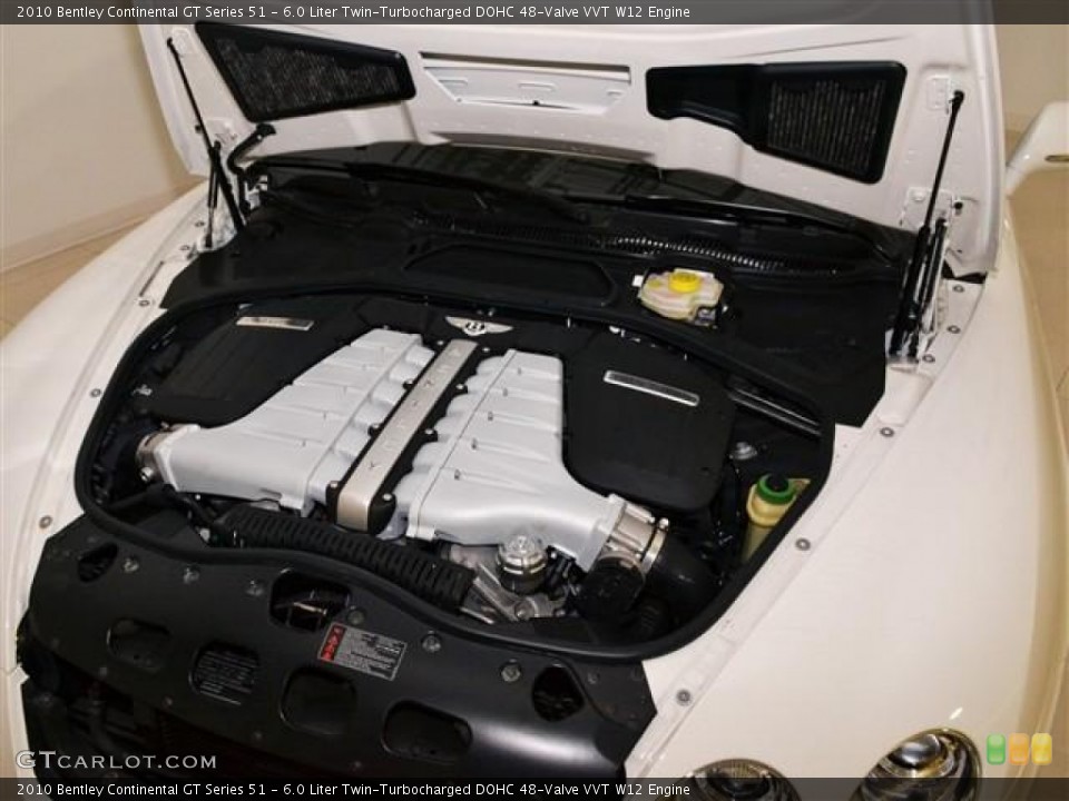 6.0 Liter Twin-Turbocharged DOHC 48-Valve VVT W12 Engine for the 2010 Bentley Continental GT #60167556