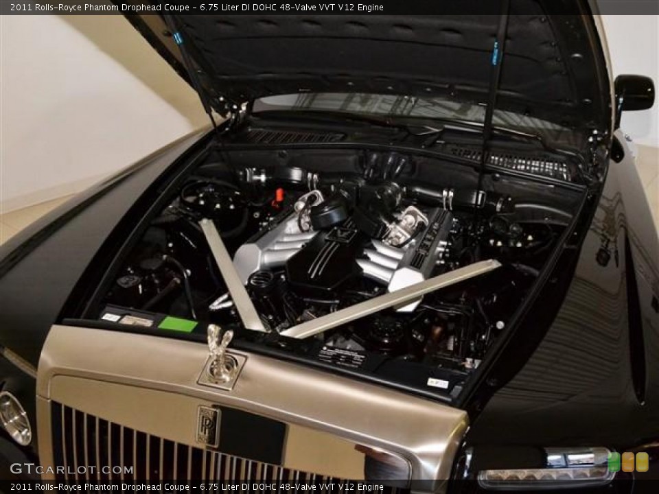 6.75 Liter DI DOHC 48-Valve VVT V12 2011 Rolls-Royce Phantom Engine