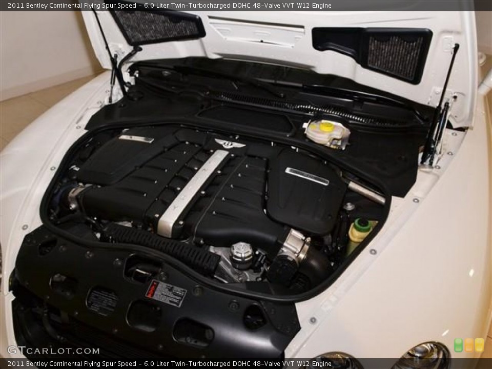 6.0 Liter Twin-Turbocharged DOHC 48-Valve VVT W12 Engine for the 2011 Bentley Continental Flying Spur #60169986
