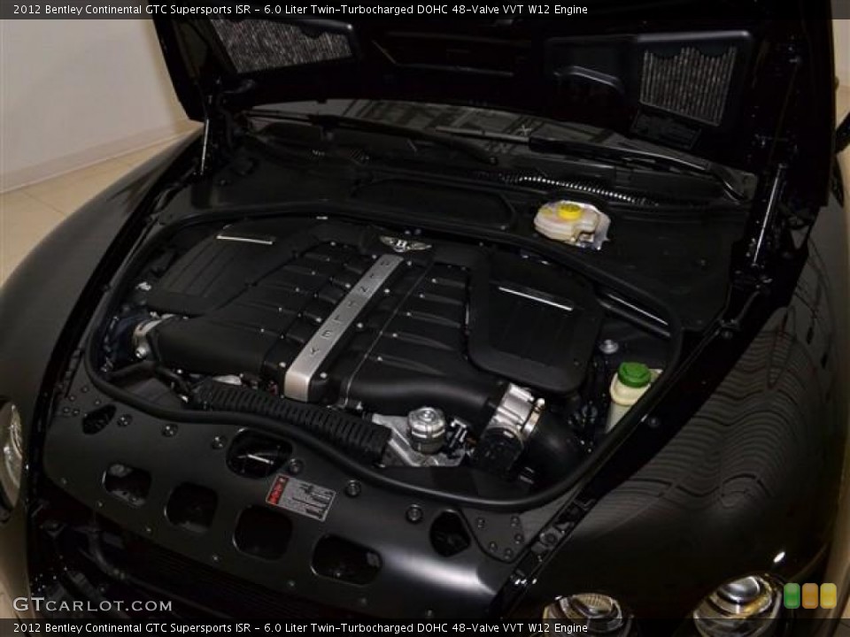 6.0 Liter Twin-Turbocharged DOHC 48-Valve VVT W12 Engine for the 2012 Bentley Continental GTC #60170247