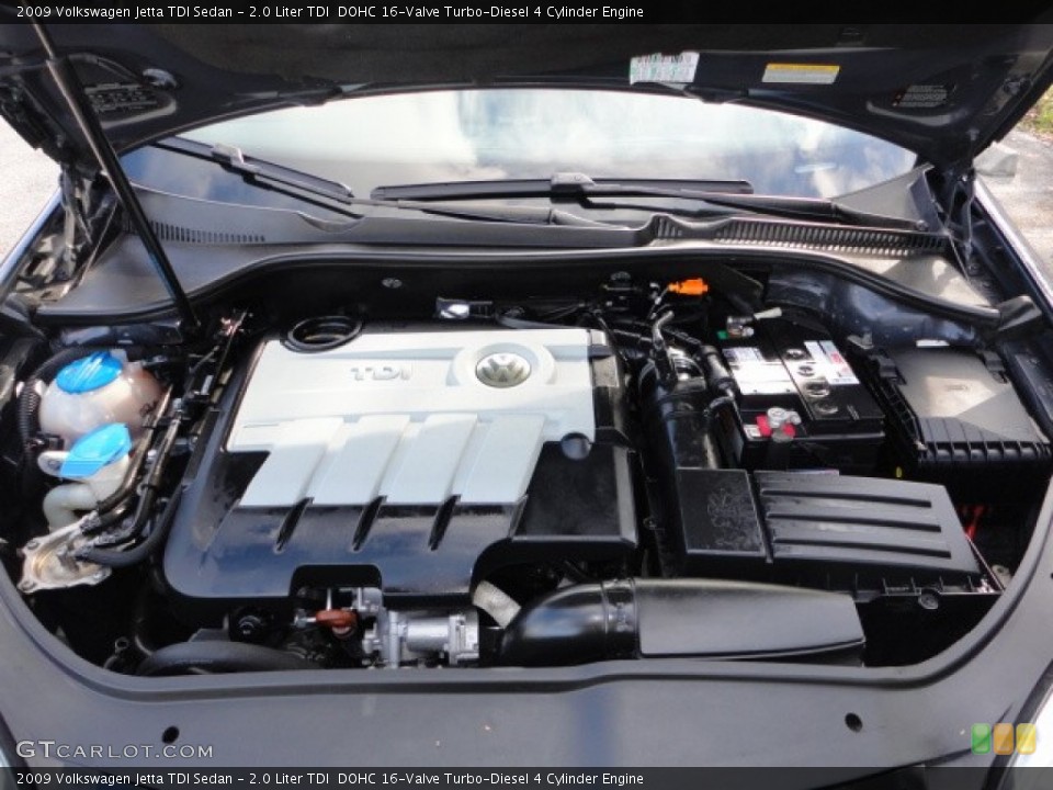 2.0 Liter TDI  DOHC 16-Valve Turbo-Diesel 4 Cylinder Engine for the 2009 Volkswagen Jetta #60186266