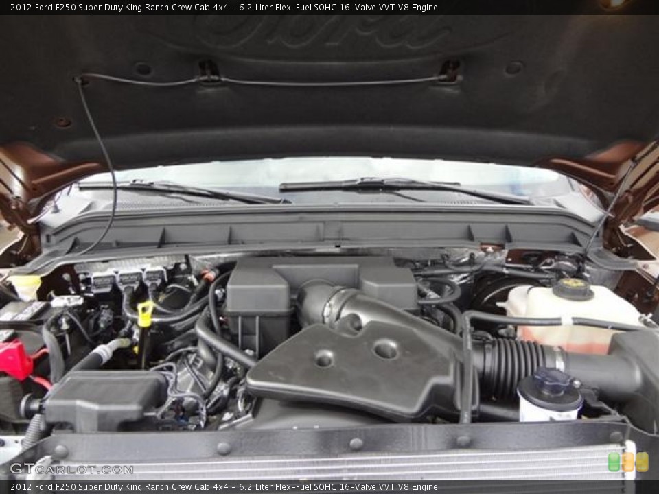6.2 Liter Flex-Fuel SOHC 16-Valve VVT V8 Engine for the 2012 Ford F250 Super Duty #60193248