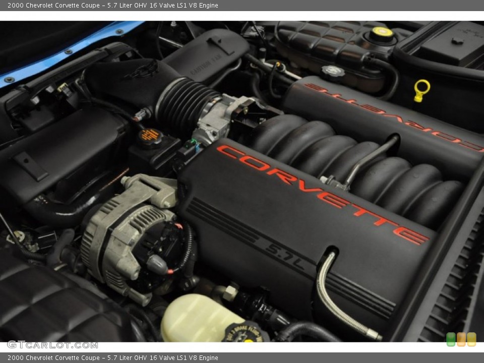 5.7 Liter OHV 16 Valve LS1 V8 Engine for the 2000 Chevrolet Corvette #60195423