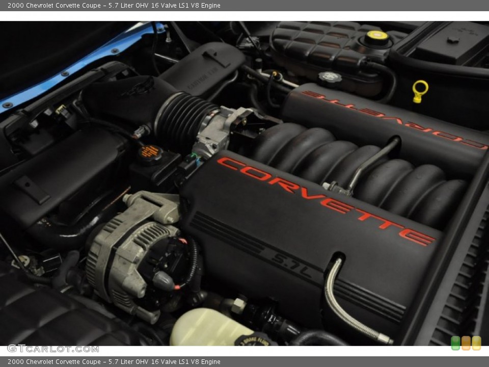 5.7 Liter OHV 16 Valve LS1 V8 Engine for the 2000 Chevrolet Corvette #60195433
