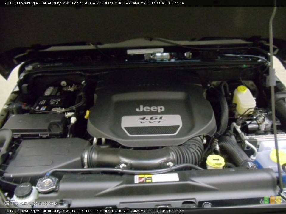 3.6 Liter DOHC 24-Valve VVT Pentastar V6 Engine for the 2012 Jeep Wrangler #60198154