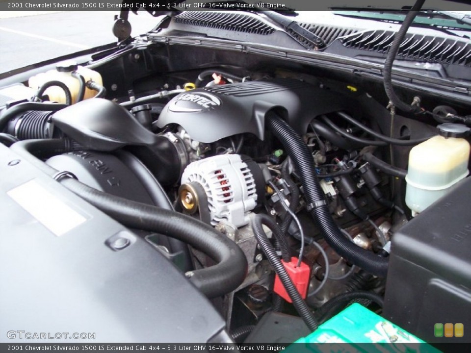 5.3 Liter OHV 16-Valve Vortec V8 Engine for the 2001 Chevrolet Silverado 1500 #60199657