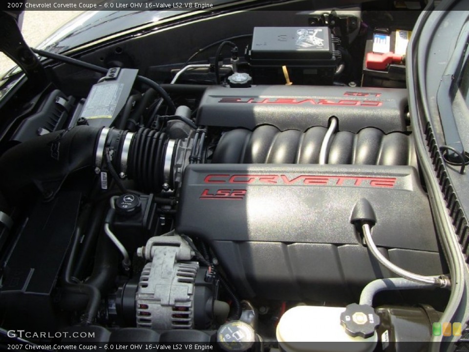 6.0 Liter OHV 16-Valve LS2 V8 Engine for the 2007 Chevrolet Corvette #60208294