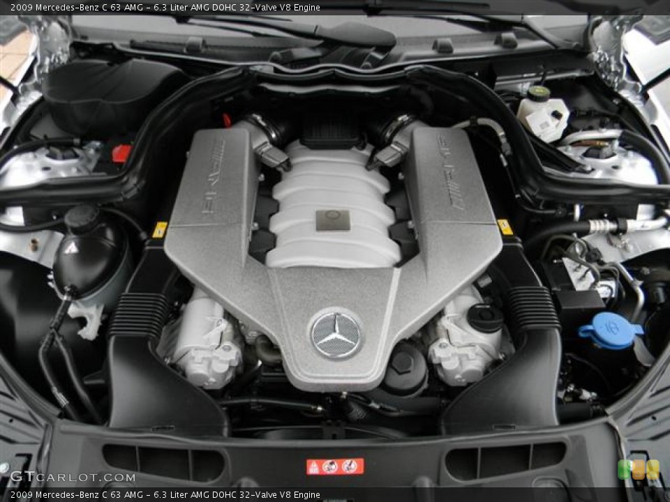 6.3 Liter AMG DOHC 32-Valve V8 Engine for the 2009 Mercedes-Benz C #60214753