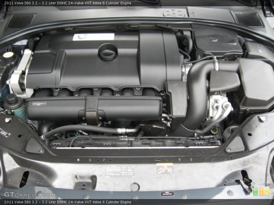 3.2 Liter DOHC 24-Valve VVT Inline 6 Cylinder Engine for the 2011 Volvo S80 #60230917
