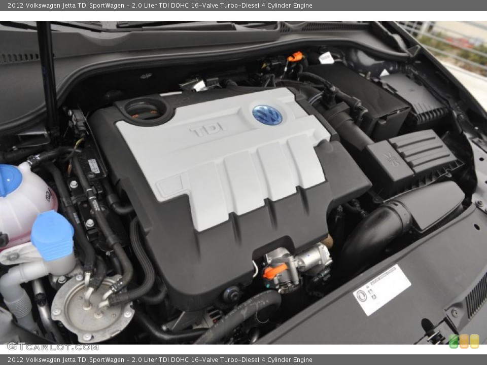 2.0 Liter TDI DOHC 16-Valve Turbo-Diesel 4 Cylinder Engine for the 2012 Volkswagen Jetta #60242911