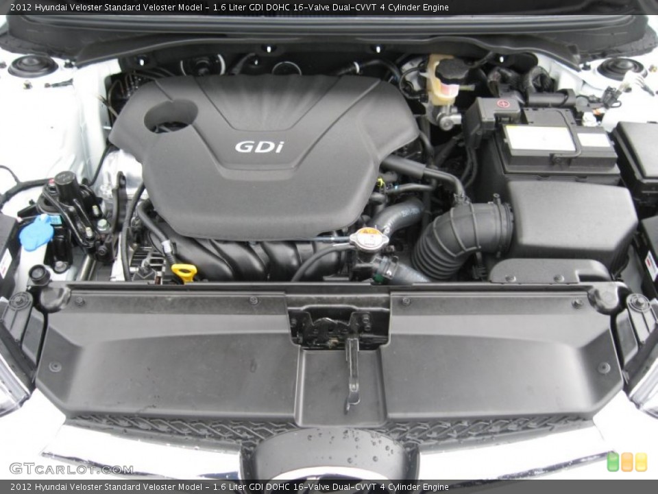 1.6 Liter GDI DOHC 16-Valve Dual-CVVT 4 Cylinder Engine for the 2012 Hyundai Veloster #60247185