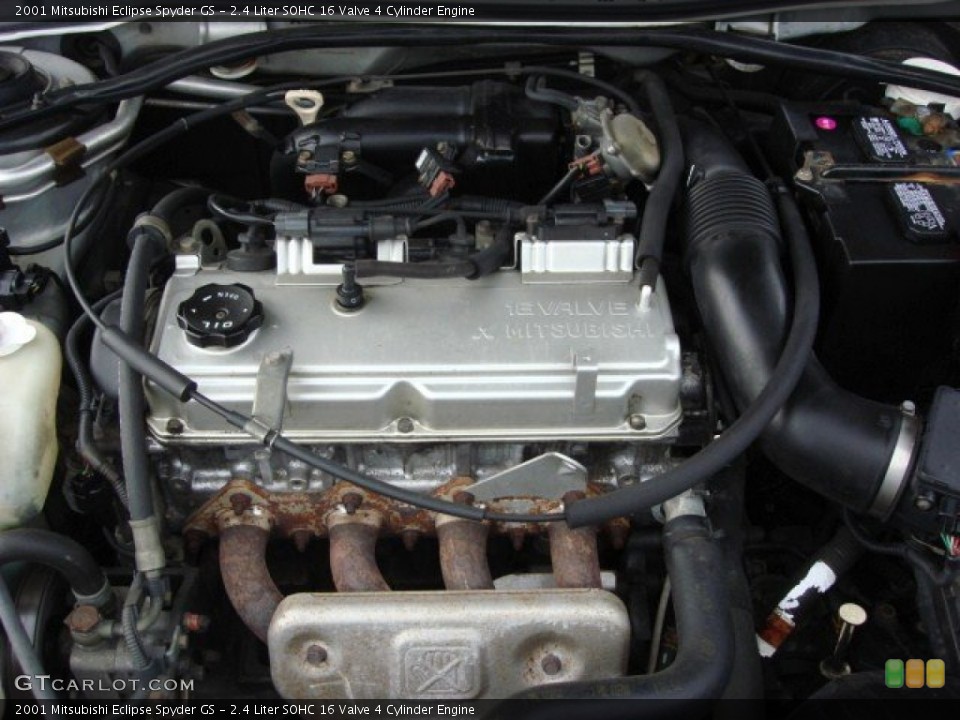 2.4 Liter SOHC 16 Valve 4 Cylinder Engine for the 2001 Mitsubishi Eclipse #60252740