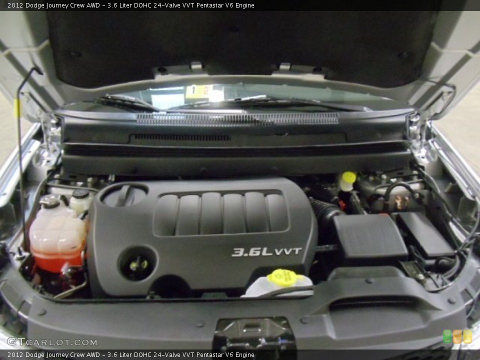 3.6 Liter DOHC 24-Valve VVT Pentastar V6 Engine for the 2012 Dodge Journey #60255464