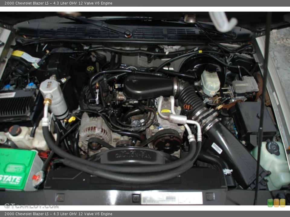4.3 Liter OHV 12 Valve V6 Engine for the 2000 Chevrolet Blazer #60255518