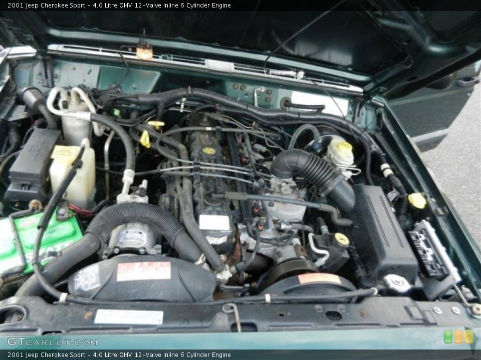 4.0 Litre OHV 12-Valve Inline 6 Cylinder Engine for the 2001 Jeep Cherokee #60272199