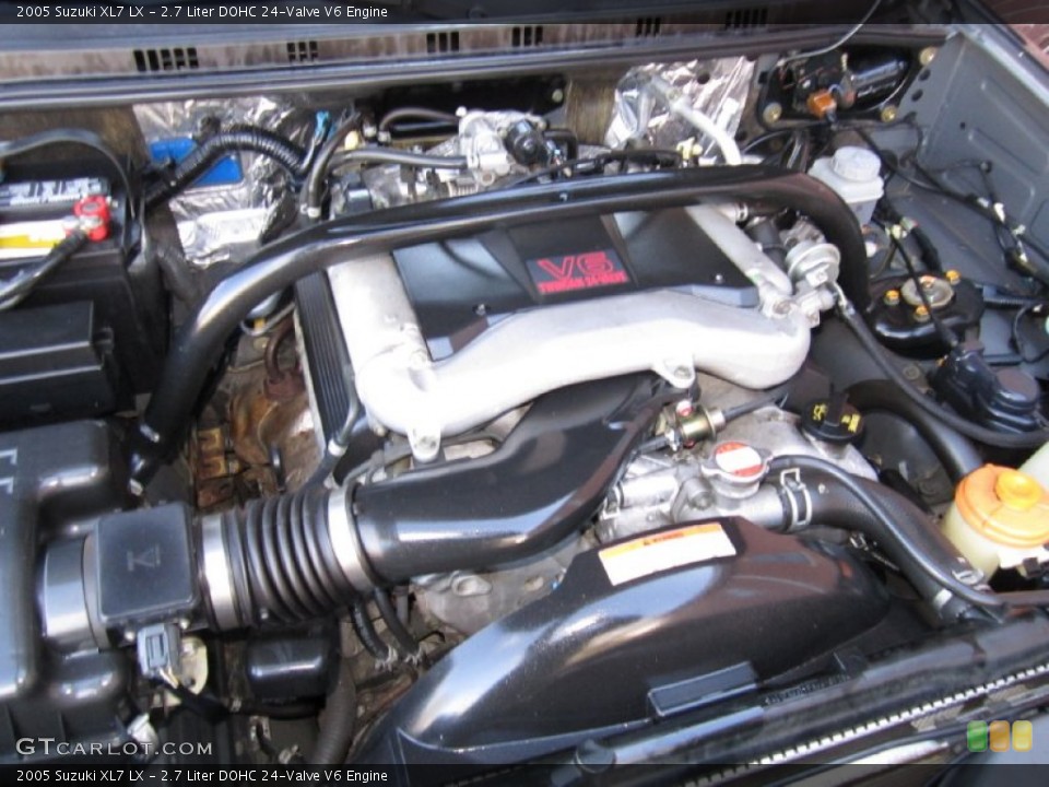 2.7 Liter DOHC 24-Valve V6 2005 Suzuki XL7 Engine