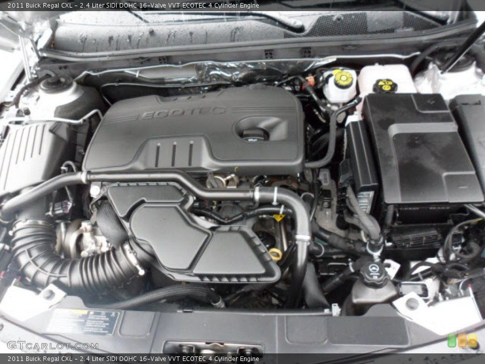2.4 Liter SIDI DOHC 16-Valve VVT ECOTEC 4 Cylinder Engine for the 2011 Buick Regal #60302998