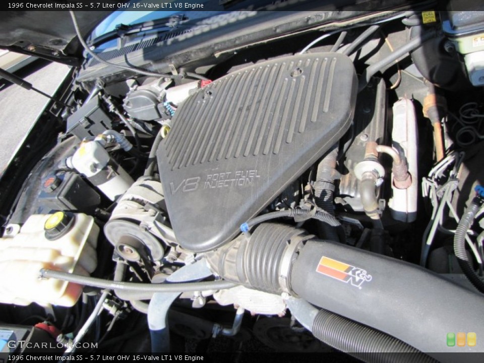5.7 Liter OHV 16-Valve LT1 V8 Engine for the 1996 Chevrolet Impala #60304151