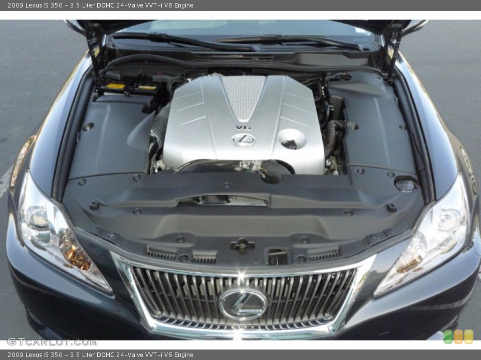 3.5 Liter DOHC 24-Valve VVT-i V6 2009 Lexus IS Engine