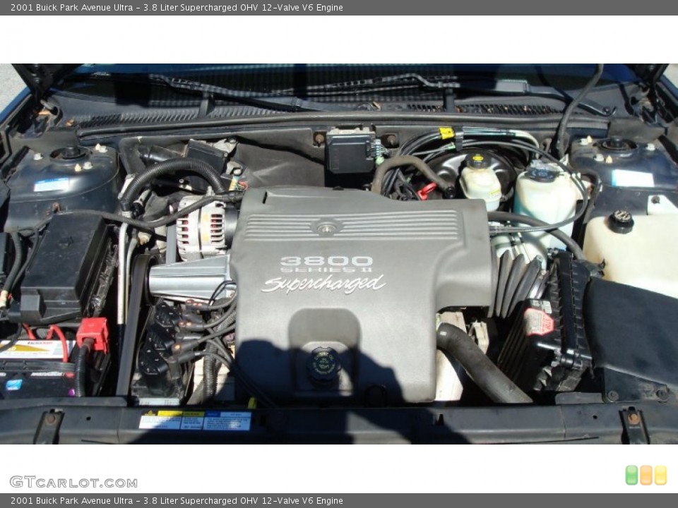 3.8 Liter Supercharged OHV 12-Valve V6 Engine for the 2001 Buick Park Avenue #60336412
