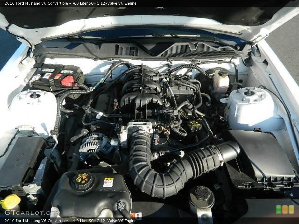 4.0 Liter SOHC 12-Valve V6 Engine for the 2010 Ford Mustang #60338724