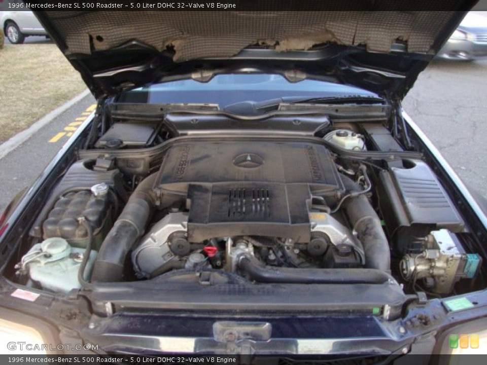 5.0 Liter DOHC 32-Valve V8 1996 Mercedes-Benz SL Engine