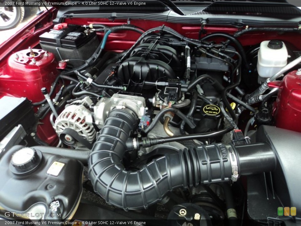 4.0 Liter SOHC 12-Valve V6 Engine for the 2007 Ford Mustang #60359748