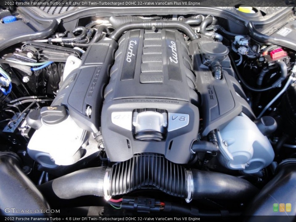 4.8 Liter DFI Twin-Turbocharged DOHC 32-Valve VarioCam Plus V8 Engine for the 2012 Porsche Panamera #60361002