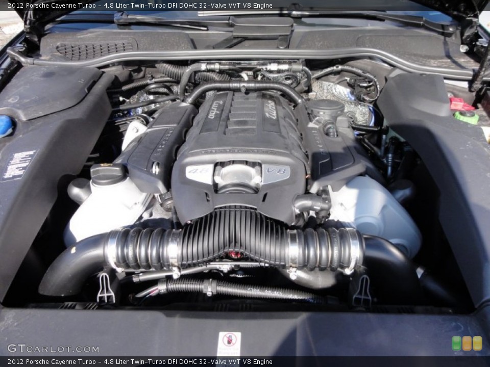 4.8 Liter Twin-Turbo DFI DOHC 32-Valve VVT V8 Engine for the 2012 Porsche Cayenne #60361401