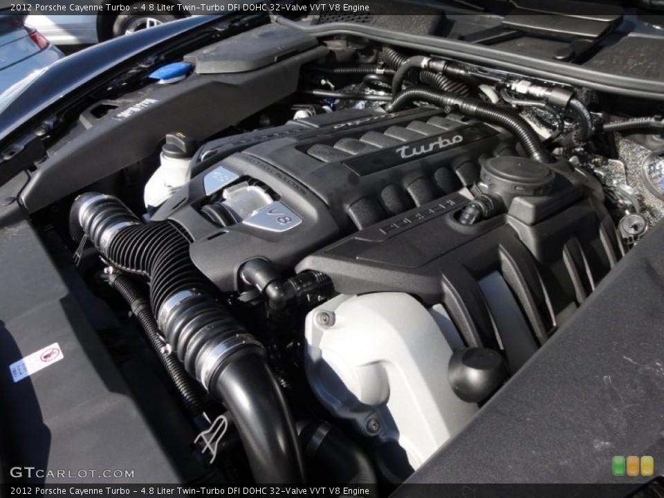 4.8 Liter Twin-Turbo DFI DOHC 32-Valve VVT V8 Engine for the 2012 Porsche Cayenne #60361406