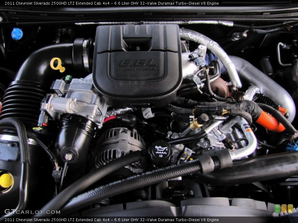 6.6 Liter OHV 32-Valve Duramax Turbo-Diesel V8 Engine for the 2011 Chevrolet Silverado 2500HD #60369165