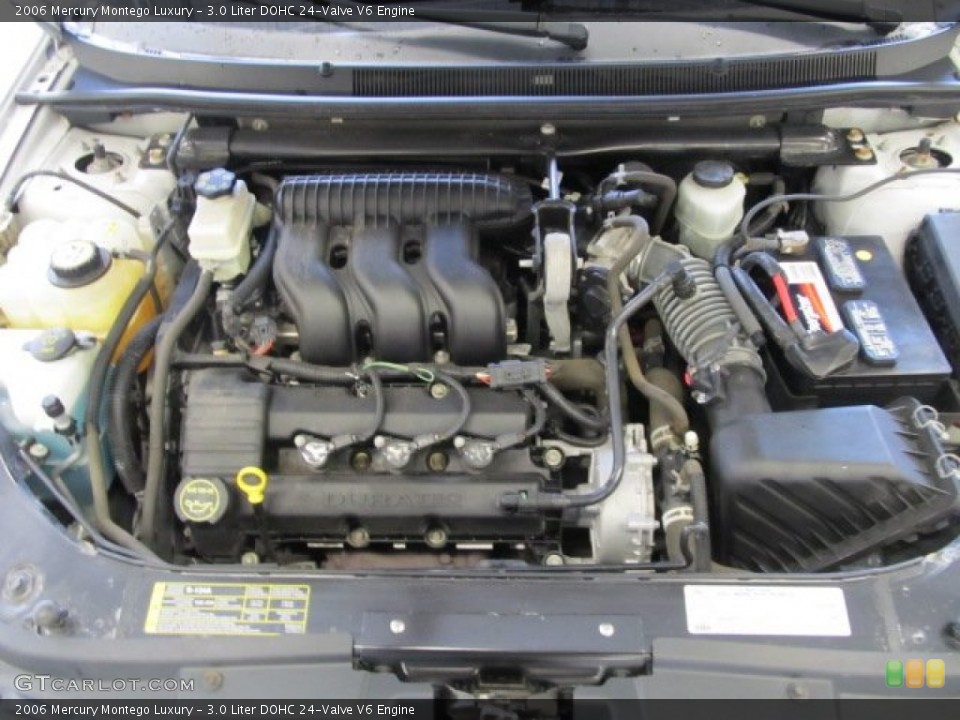 3.0 Liter DOHC 24-Valve V6 2006 Mercury Montego Engine