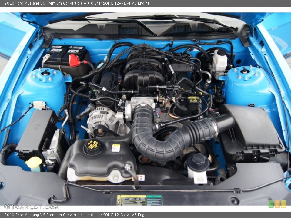 4.0 Liter SOHC 12-Valve V6 Engine for the 2010 Ford Mustang #60373713