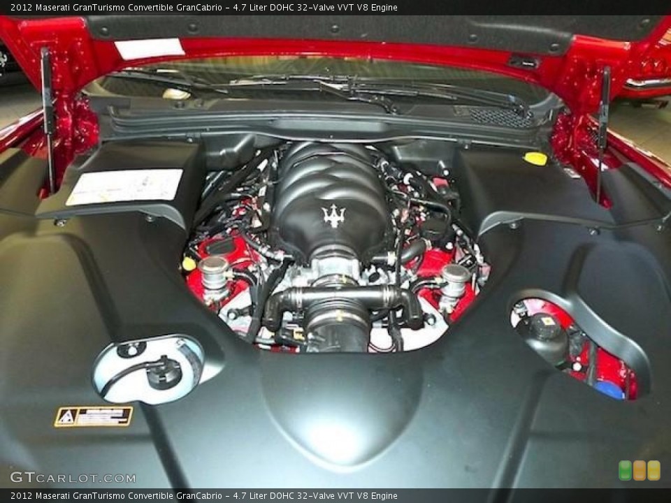 4.7 Liter DOHC 32-Valve VVT V8 Engine for the 2012 Maserati GranTurismo Convertible #60375129
