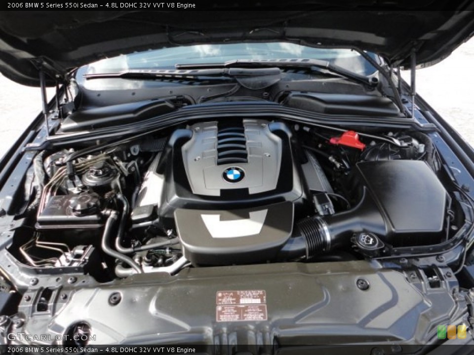 4.8L DOHC 32V VVT V8 2006 BMW 5 Series Engine