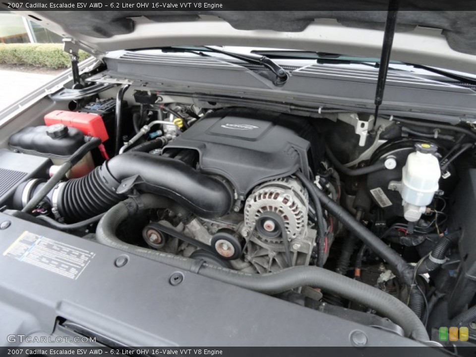 6.2 Liter OHV 16-Valve VVT V8 Engine for the 2007 Cadillac Escalade #60382134