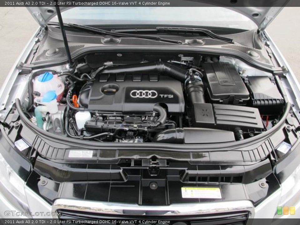 2.0 Liter FSI Turbocharged DOHC 16-Valve VVT 4 Cylinder Engine for the 2011 Audi A3 #60386308