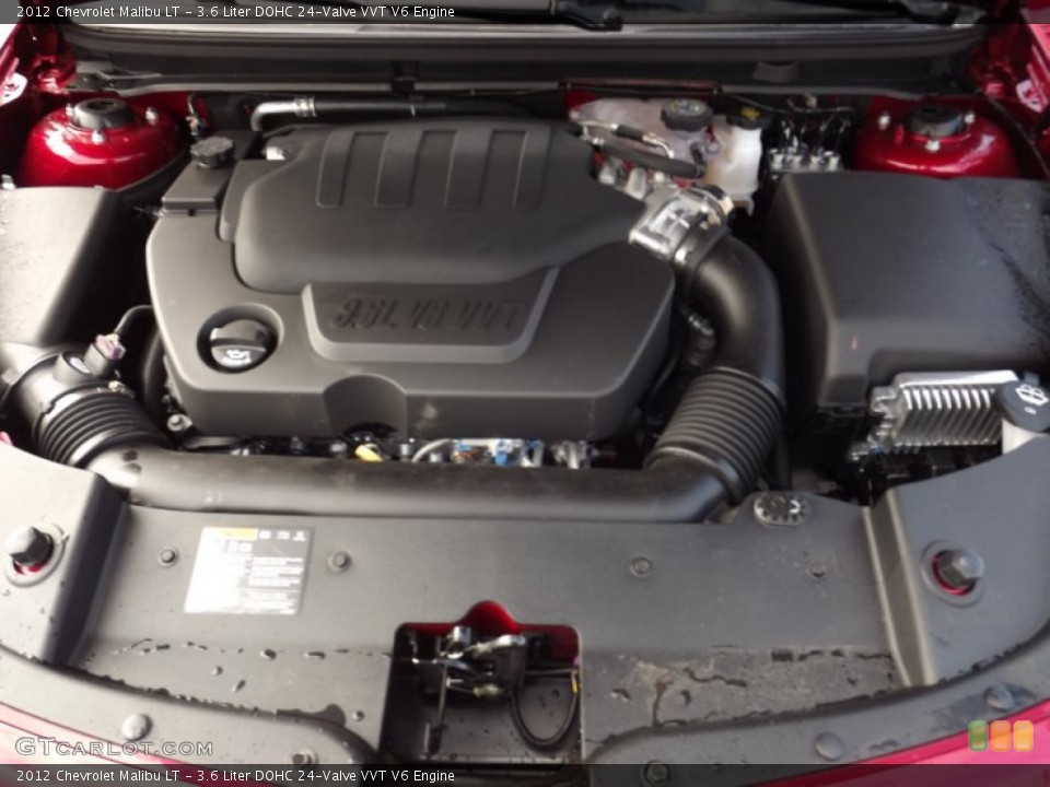 3.6 Liter DOHC 24-Valve VVT V6 2012 Chevrolet Malibu Engine