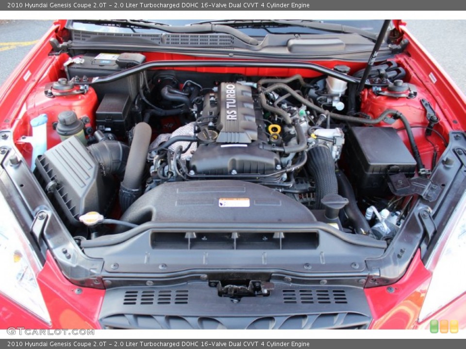 2.0 Liter Turbocharged DOHC 16-Valve Dual CVVT 4 Cylinder Engine for the 2010 Hyundai Genesis Coupe #60392639