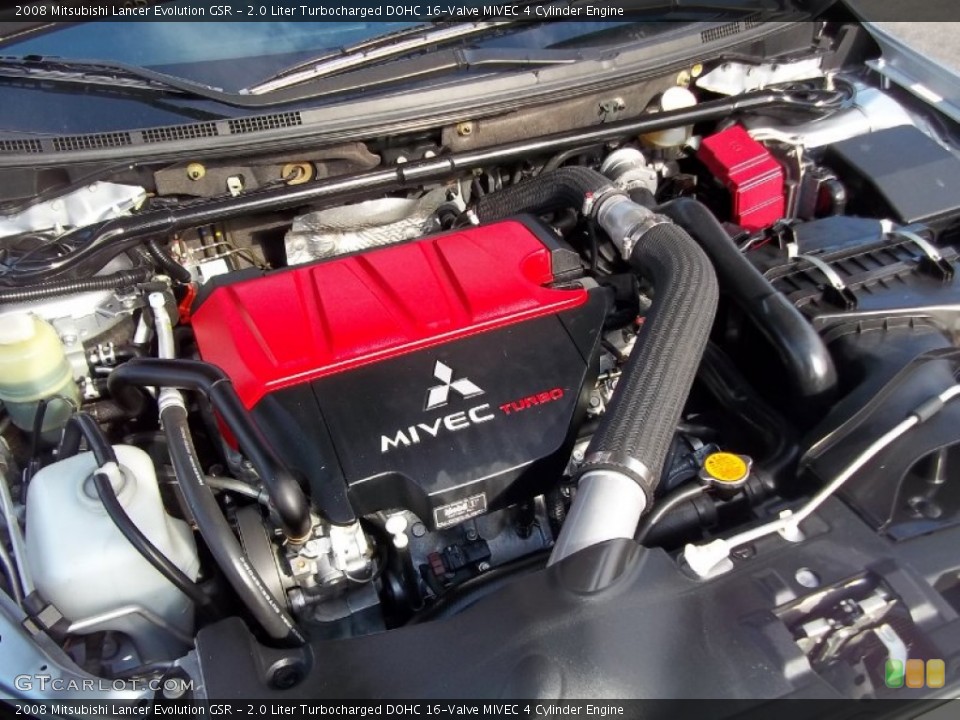 2.0 Liter Turbocharged DOHC 16-Valve MIVEC 4 Cylinder Engine for the 2008 Mitsubishi Lancer Evolution #60396845