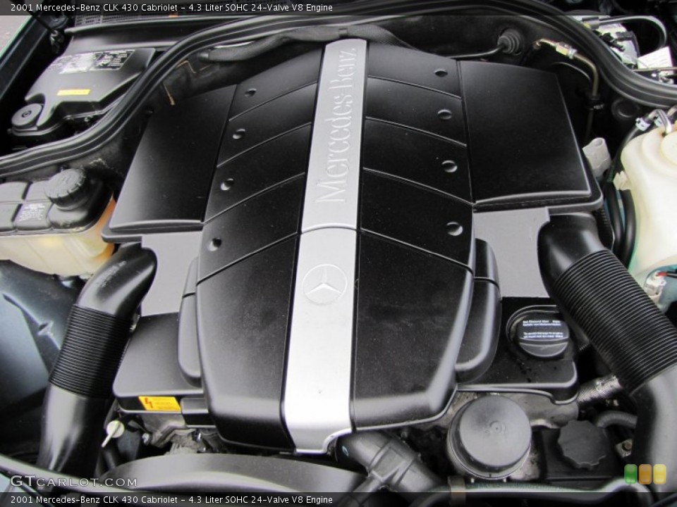 4.3 Liter SOHC 24-Valve V8 2001 Mercedes-Benz CLK Engine