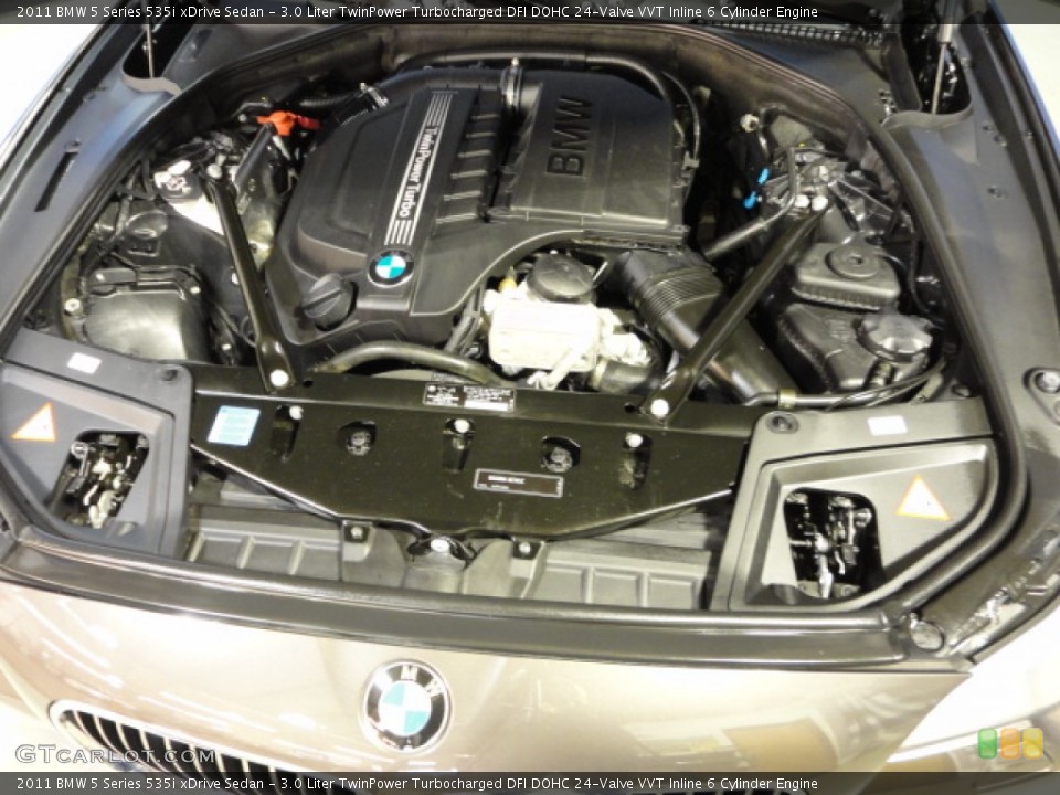 3.0 Liter TwinPower Turbocharged DFI DOHC 24-Valve VVT Inline 6 Cylinder Engine for the 2011 BMW 5 Series #60421181
