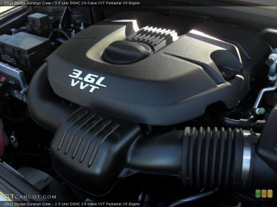 3.6 Liter DOHC 24-Valve VVT Pentastar V6 Engine for the 2012 Dodge Durango #60438904
