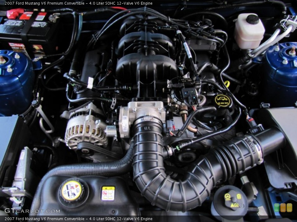4.0 Liter SOHC 12-Valve V6 Engine for the 2007 Ford Mustang #60443759