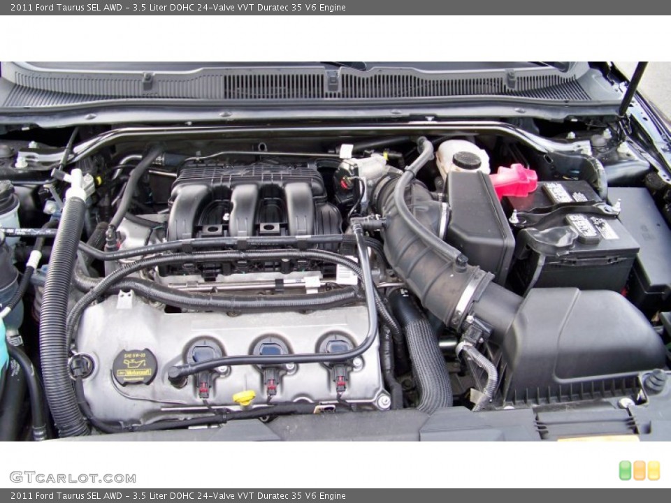 3.5 Liter DOHC 24-Valve VVT Duratec 35 V6 Engine for the 2011 Ford Taurus #60452718