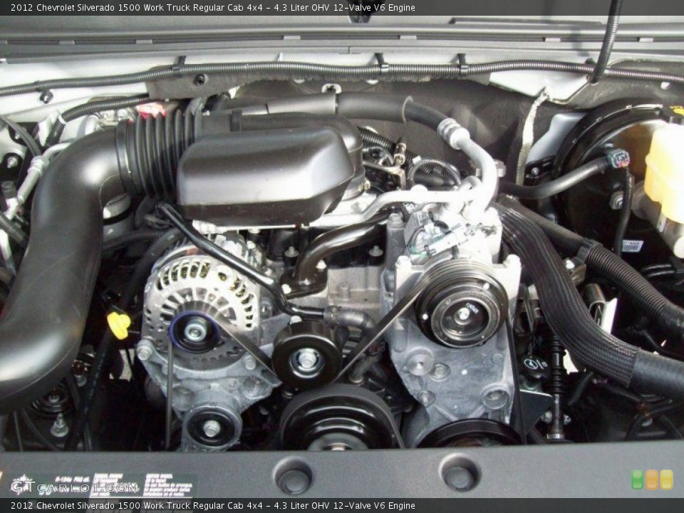 4.3 Liter OHV 12-Valve V6 Engine for the 2012 Chevrolet Silverado 1500 #60457803