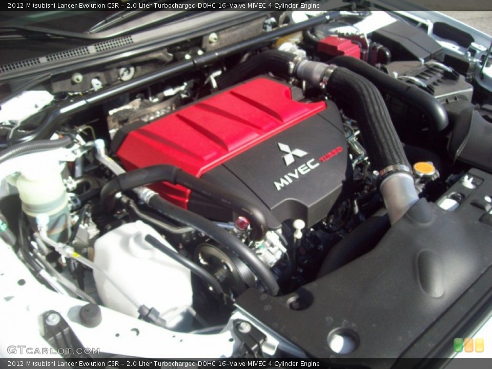 2.0 Liter Turbocharged DOHC 16-Valve MIVEC 4 Cylinder Engine for the 2012 Mitsubishi Lancer Evolution #60458270