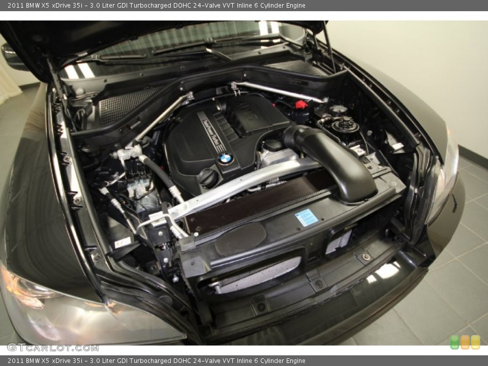 3.0 Liter GDI Turbocharged DOHC 24-Valve VVT Inline 6 Cylinder Engine for the 2011 BMW X5 #60458730