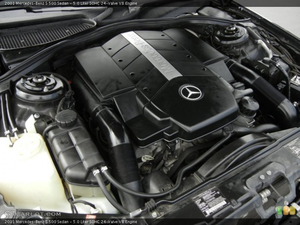 5.0 Liter SOHC 24-Valve V8 Engine for the 2001 Mercedes-Benz S #60469105