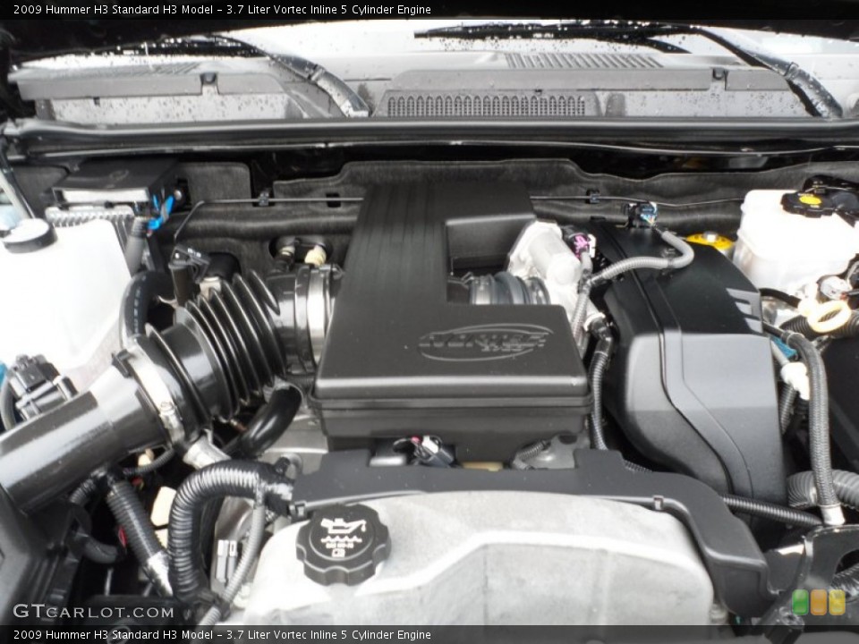 3.7 Liter Vortec Inline 5 Cylinder Engine for the 2009 Hummer H3 #60482342